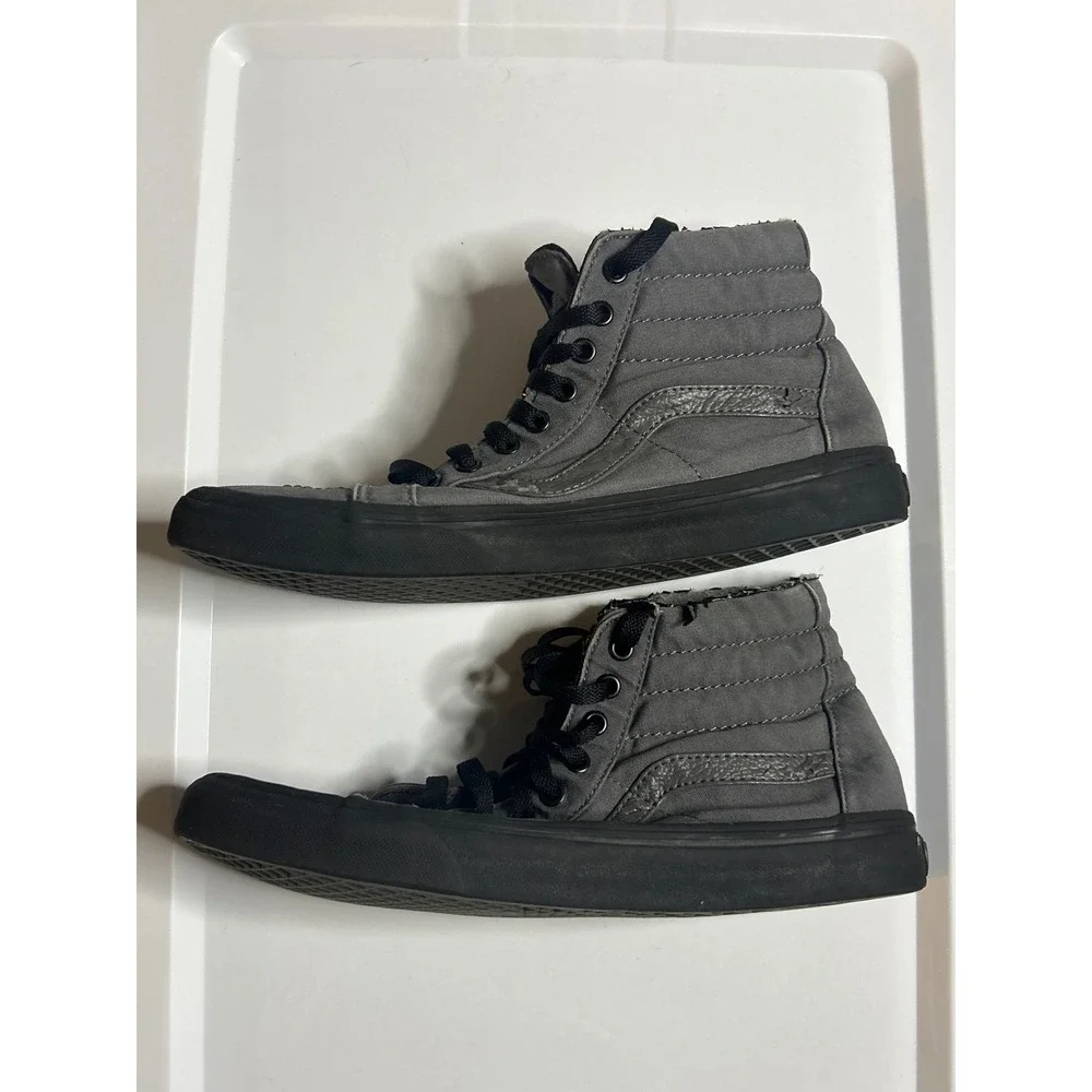 Vans Gray Sk8-Hi Sneakers Mens 10.5 Womens 12